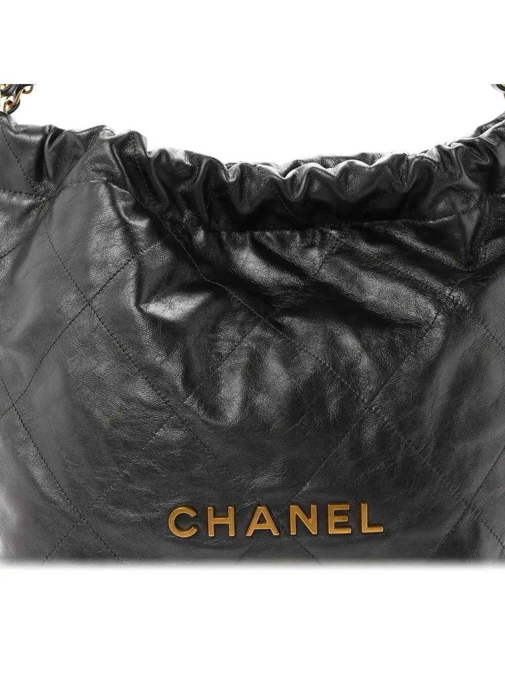 Metallic Calfskin Quilted Chanel 22 #329616C50B